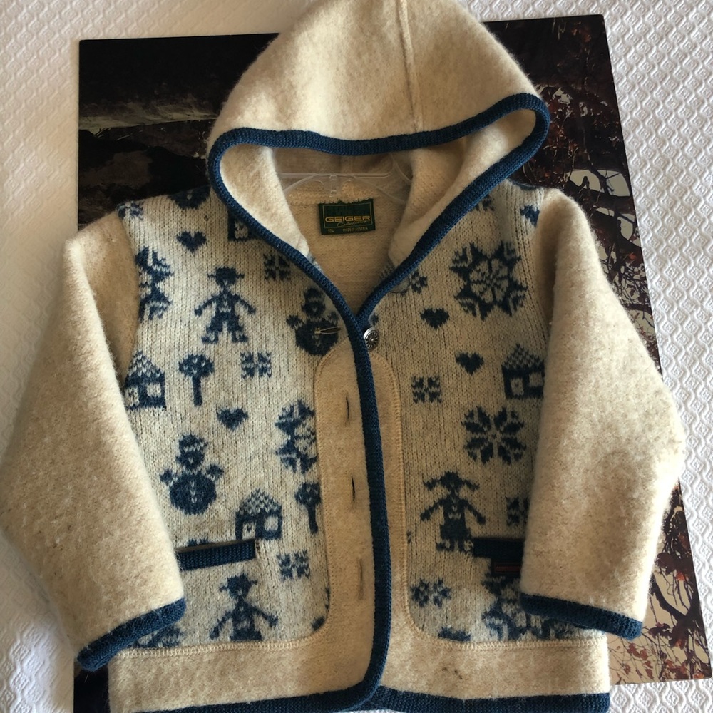 Toddler’s Wool Sweater Coat